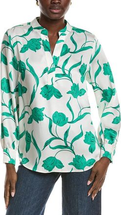 Jones New York Popover Printed Top
