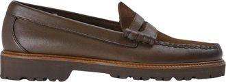 G.H. Bass & Co. Zachte Penny Loafers in Chocolade - Heren - Loafers - Bruin - 42 EU - Leer - Schoenen