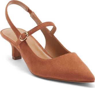 Nordstrom Rack Miranda Slingback Pump in Brown Toffee at Nordstrom Rack, Size 8.5