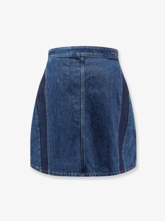 Givenchy Gonna mini Cocoon in blu denim - GIVENCHY - gender_Woman