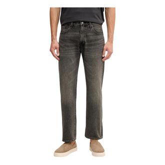 Levi's Jeans, Heren, Grijs, W36 L32, Katoen, 555 Relaxed Straight Jeans
