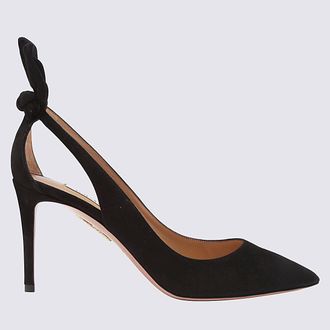Aquazzura With Heel Blacks And Greys-Donna