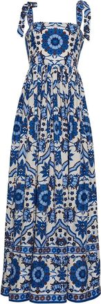 Cara Cara Tula maxi-jurk - Blauw