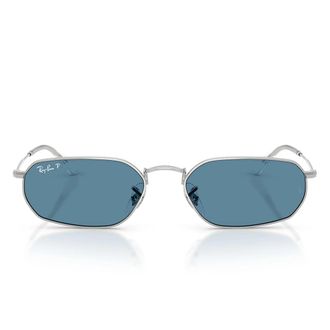 Ray-Ban Sunglasses Rb3947 003/S2 Silver/Blue Unisex Polarized