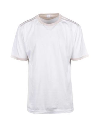 Eleventy White Men Cotton T-shirt