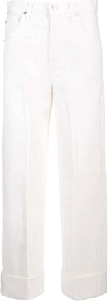 Citizens Of Humanity Ayla Baggy Fit Jeans - female - Citizens of Humanity - Straight Fit Jeans - White - W28 - Jeans