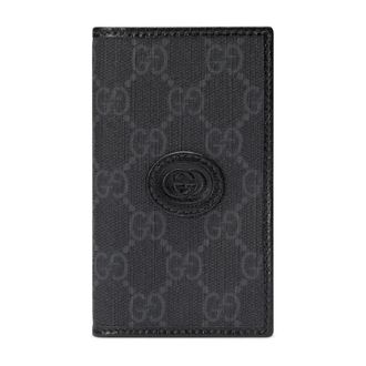 Gucci Accessoires, Heren, Zwart, ONE Size, GG Retro Kaarthouder