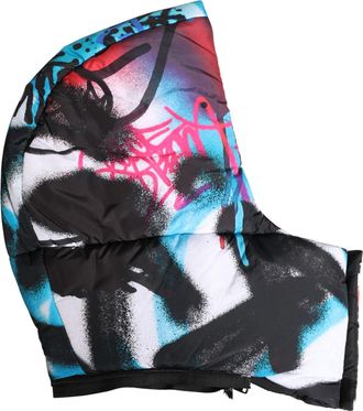 Dolce & Gabbana Multicolor Graffiti Whole Head Wrap Capello Mens Hat