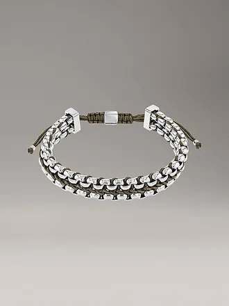 Calvin Klein Verstelbare gevlochten schakelarmband