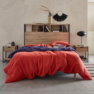 Sweeek Metal And Wood-effect Headboard