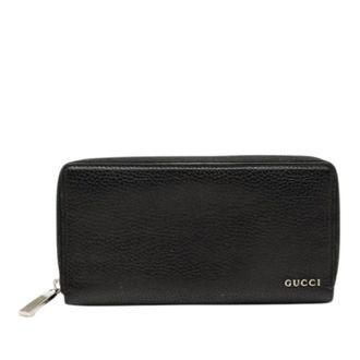 Gucci Pre-owned Zip Around Portemonnee - Dames - Pre-owned - Zwart - Maat: ONE Size