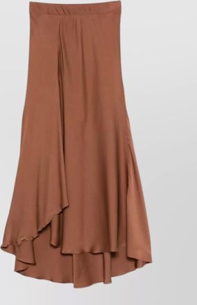 Nouvelle/Silk95Five silk layered asymmetric skirt