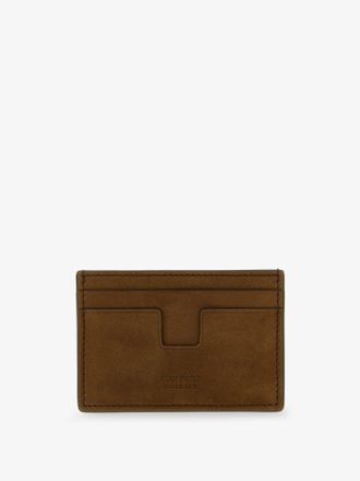 Tom Ford Suede card holder - TOM FORD - gender_Man