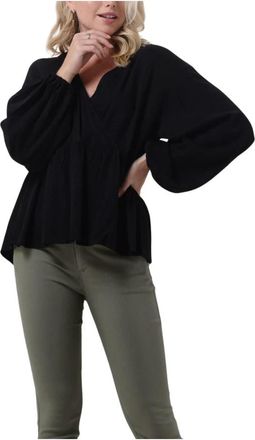 Minimum Zwarte Lilasa Blouse - Dames - Blouses - Zwart - S - Overhemden