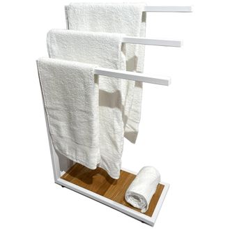 OEM Toallero Blanco Loft Para El Ba&ntilde;o
