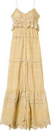 Isabel Marant Kleedjes, Dames, Geel, S, Katoen, Paule Dress