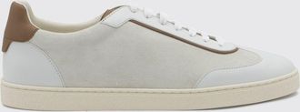 Brunello Cucinelli Sneakers low top in pelle di vitello liscia e scamosciata