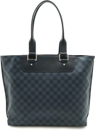 Louis Vuitton Damier Cobalt Black Blue Pvc Shoulder Bag Tote Bag (Pre-Owned)