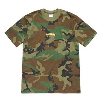 SUPREME SS19 Fronts Tee Woodland Camo SUP-SS19-271