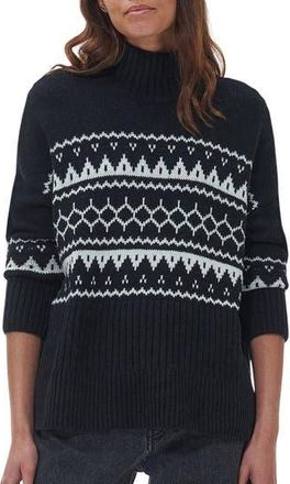 Barbour Pine Turtleneck Sweater in Black at Nordstrom Rack, Size Large