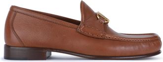 Valentino Garavani Flat Shoes Tobacco-Uomo