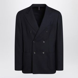 Santaniello Checked Double Breasted Jacket
