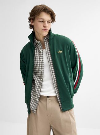 adidas Mens Tricolour 3-stripe Firebird track jacket