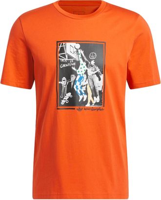 adidas Originals Graphic Shmoofoil Tee Orange HS3046