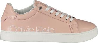 Calvin Klein Womens Lea Lowtop Sneakers - Coral - Size EU 36