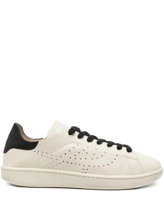 Ash Superguy perforated sneakers - men - Calf Leather/Calf Leather/Rubber - 43 - Neutrals