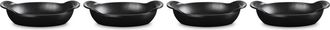 LE CREUSET Gourmand Set of 4 1/3-Quart Enamel Cast Iron Oval Baker in Matte Black at Nordstrom