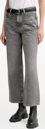 Marc O'Polo Jeans met riemlussen - Grijs