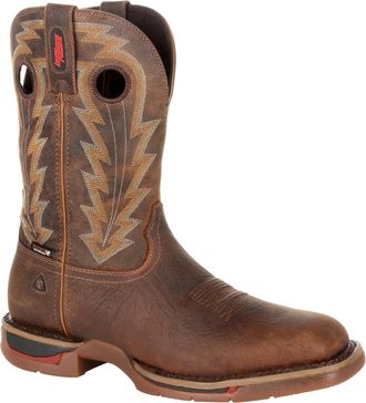 Rocky Mens Long Range 11 Waterproof Western Boot In Distressed W
