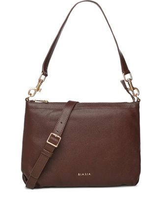 Francesco Biasia leather shoulder bag - women - Calf Leather - One Size - Brown