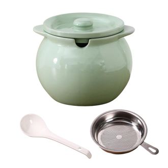 OEM Olla De Cer&aacute;mica Apta Para Uso Alimentario - Verde Leche