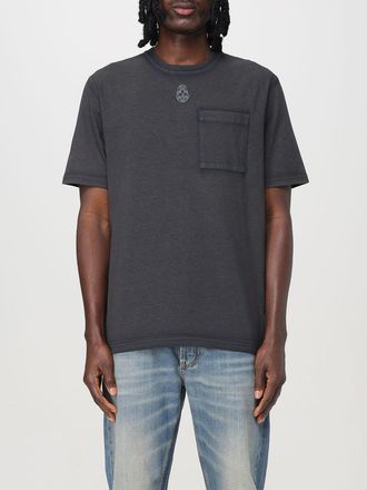 Alexander McQueen T-shirt in cotone con logo McQueen