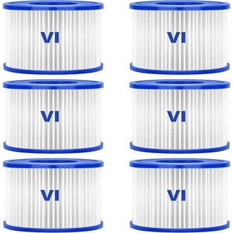 OEM Lot De 6 Cartouches De Filtration Pour Spa Gonflable Lay-z-spa