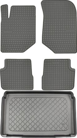 OEM Peugeot 208 Ii Hatchback Desde Junio De 2019. Juego De Alfombrillas De Goma Para Coche + Alfombrilla Para Maletero