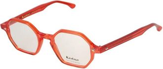 K&agrave;dor Octagon Brillen - unisex - Brillen - Rood - 50 MM - Accessoires