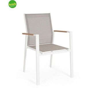 BIZZOTTO Sedia Con Braccioli Heta Bizzotto Bianco