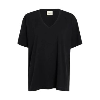 Khaite T-Shirts, female, Black, Size: S Tops