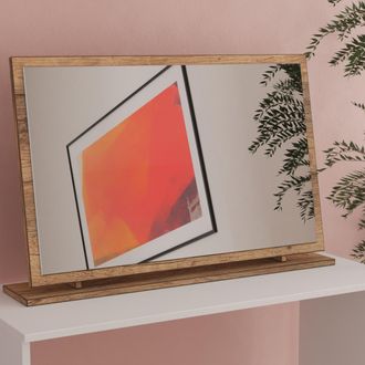 Welcome Furniture Ottawa Ready Assembled Large Mirror in Vintage Oak - Welcome Furniture | TJ Hughes