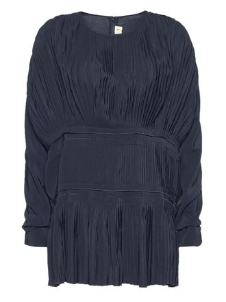 Marni Zijden blouse - Blauw