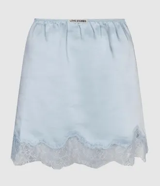 Love Stories Jupe Courte Pine Light Blue