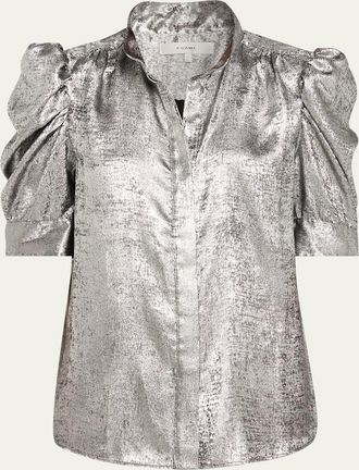 Frame Denim The Shiny Gillian Top