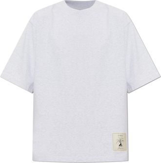 Jacquemus Katoenen T-shirt Torneo - Heren - T-shirts - Grijs - XS - Katoen - Tops