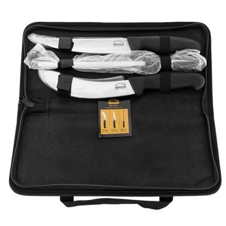 OEM Juego De Dos Cuchillos De Carnicero Samura Con Acero Y Bolsa - Acero Aus-8