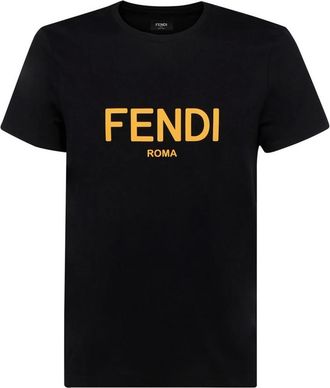 Fendi Yellow Printed T-Shirt