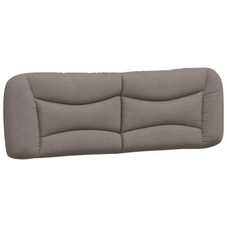 vidaXL Cuscino Testiera Tortora 160 cm in Tessuto - Vidaxl