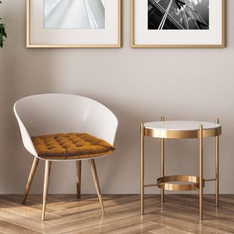 TJ Hughes Velvet Holland Luxury Seat Pad - TJ Hughes